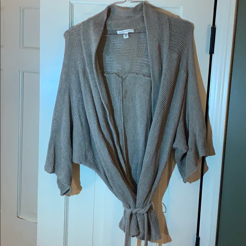 Wrap sweater